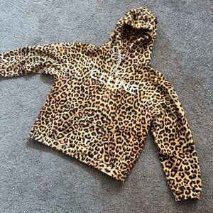 Celine 2021 Mens Leopard Hoodie Size XL
